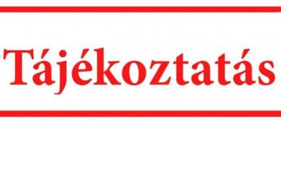 Tájékoztatás